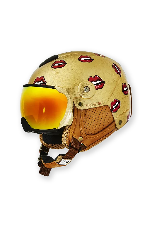 Kiss Kiss Helmet - 24k Gold