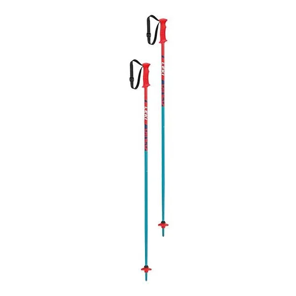 Leki Rider Jr Aluminum Alpine Ski Poles | Red, Blue, Purple, Green - DISCONTINUED