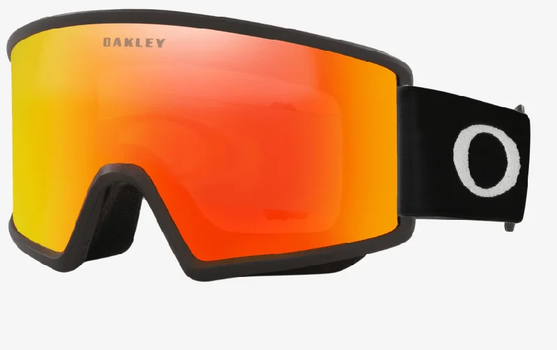 Oakley Target Line L Goggles Matte Black with Fire Iridium Lens